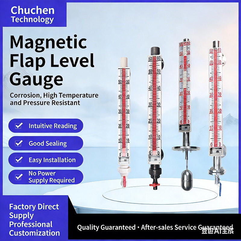 UHZ-158S-UK Insertion Type Magnetic Level Gauge | No-Shutdown Installation for Industrial Tanks